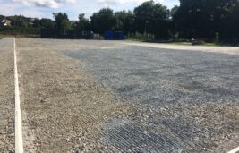 What a job...car park, pitch levelled and walking track completed.