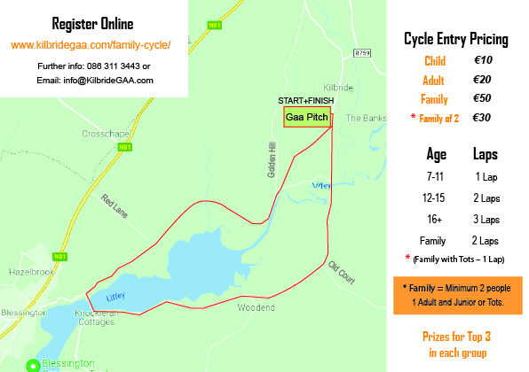 Map Artwork - Kilbride Community Cycle