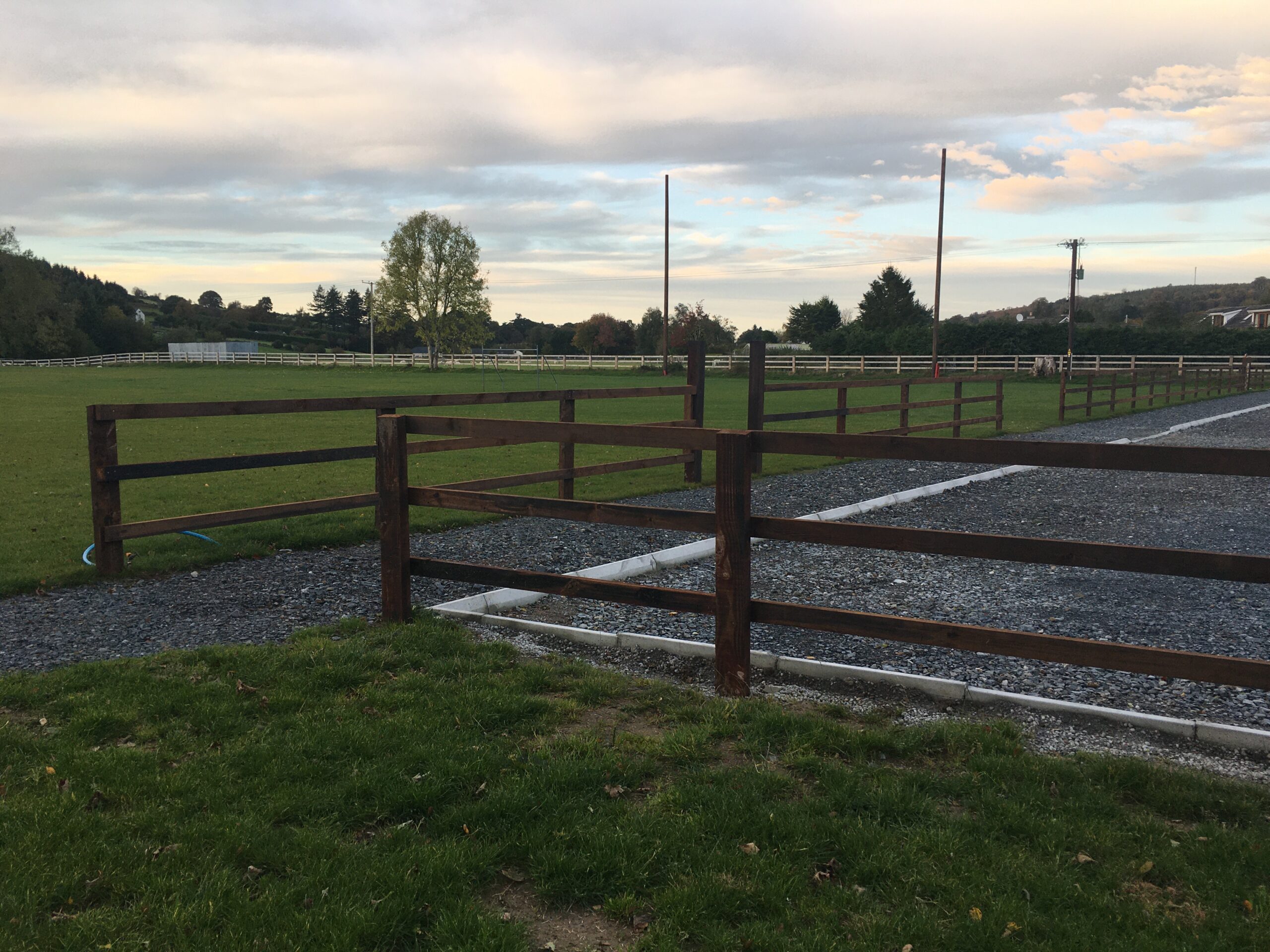 And the Club Car Park has just been fenced by Tommy Dwyer of Donard fame.  Thanks Tommy, great job.