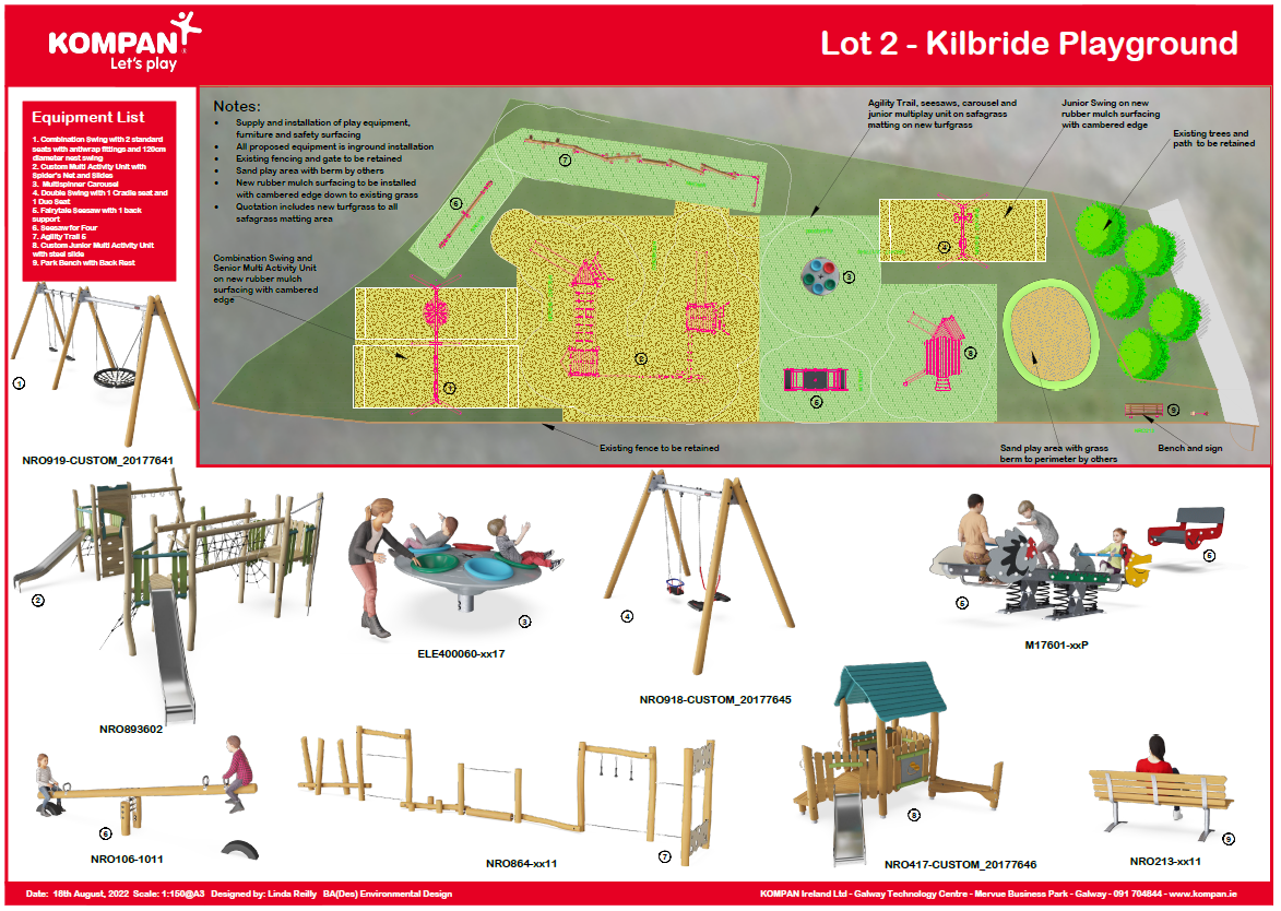 Kilbride GAA Playground Design