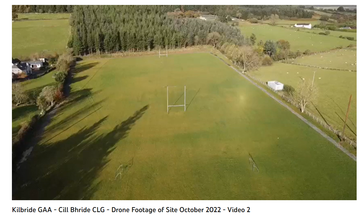 Kilbride GAA – Cill Bhride CLG – Drone Footage of Site October 2022 – Videos- (Credit: Mick Ruttle)