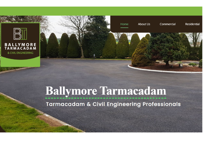 Ballymore Tarmacadam - Full Page Advert