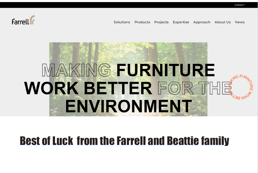 Farrell Furniture Full Page Advertisment