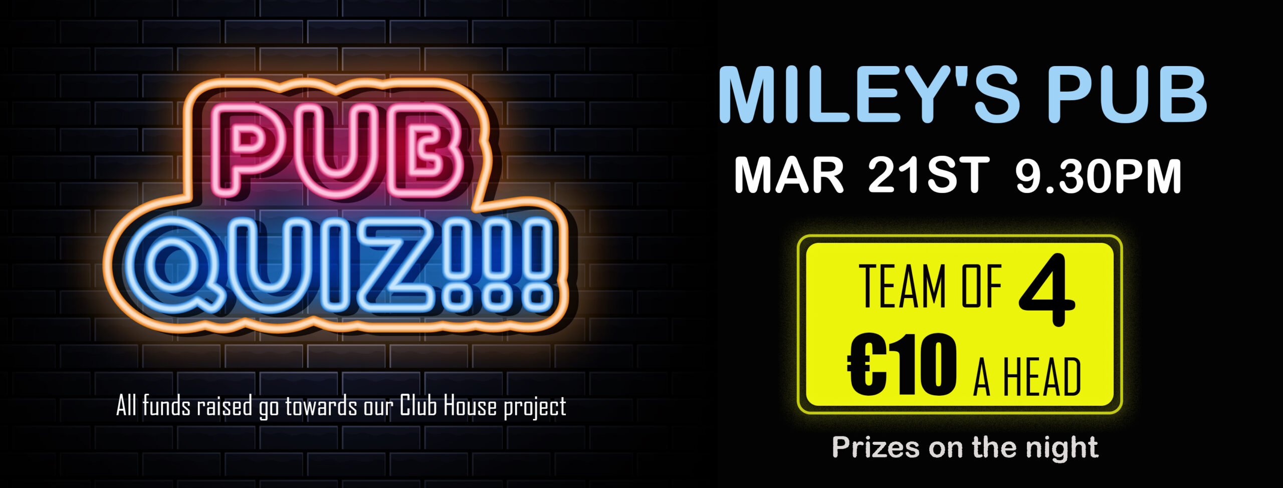 Kilbride GAA - Cill Bhride CLG - Quiz Night 2026