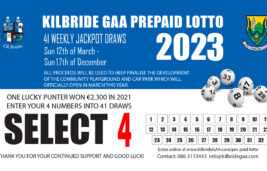 Pre Paid Lotto - Total of 275 - Short 25 from our 300 Target....you can still get your 4 numbers in...
