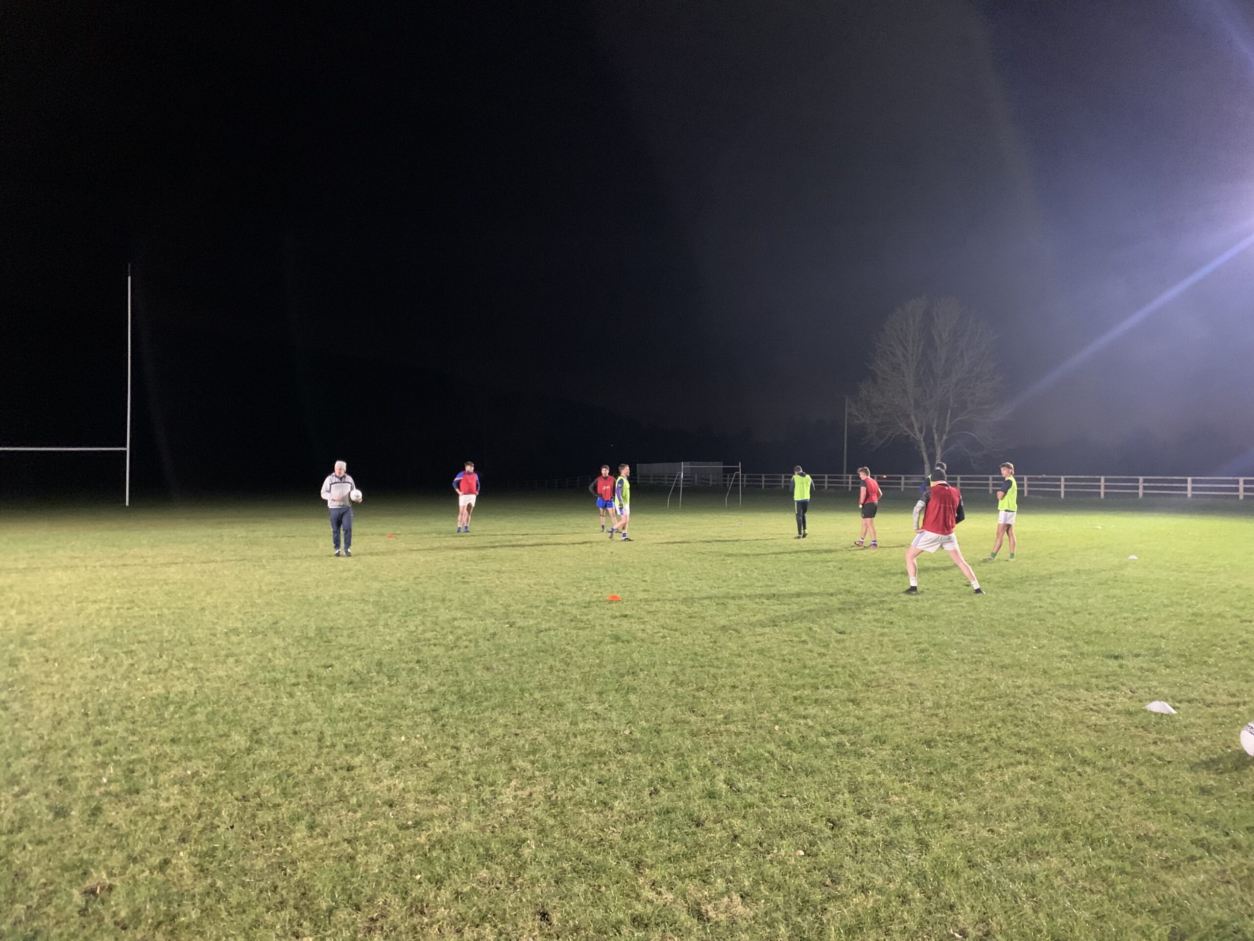 First Men's Training under lights...great session...photos