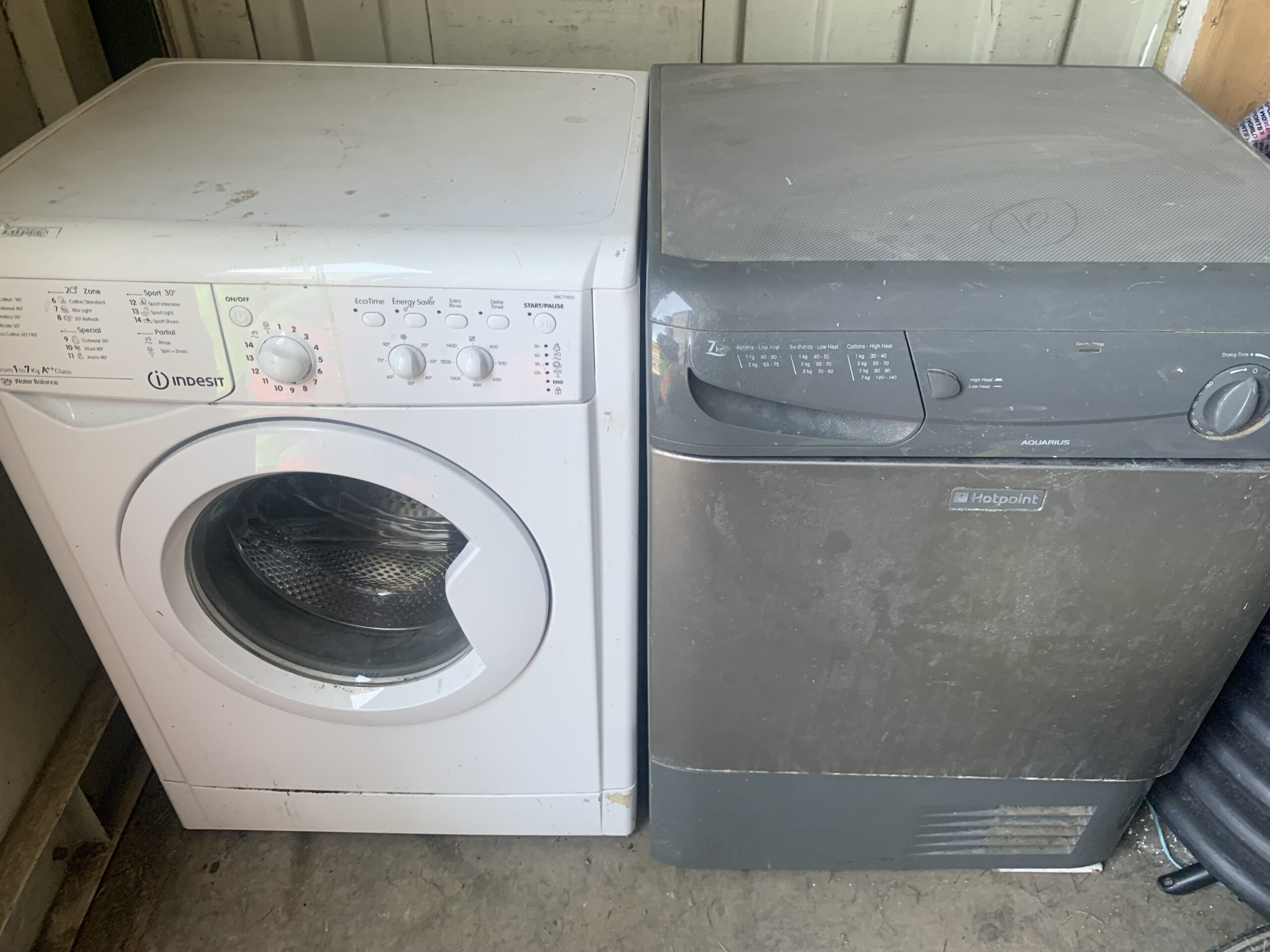 Yet more generosity from Niall Toolis from NT Heating & Plumbing…New Washing Machine and Dryer installed…