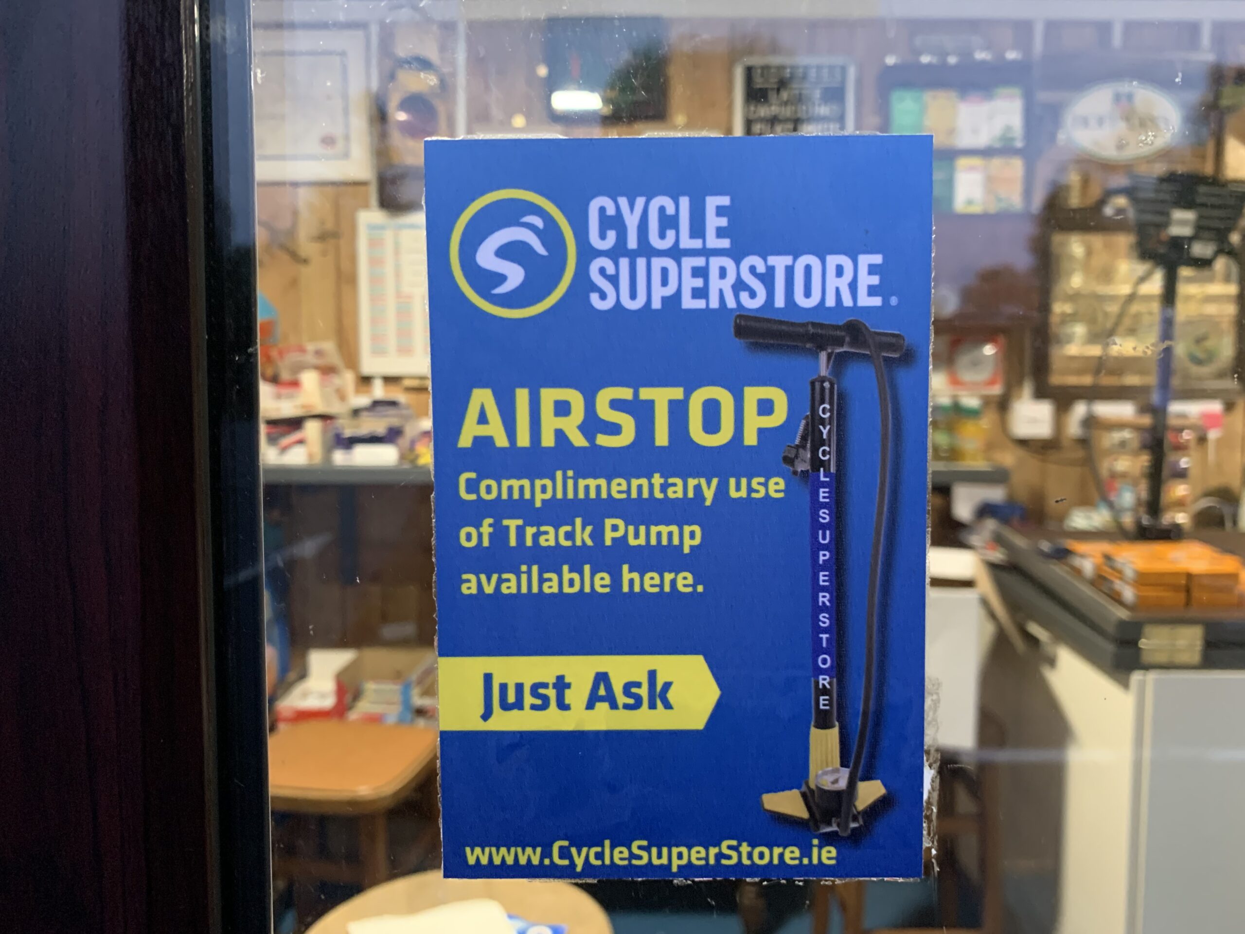The Club signs up to ‘Air Stop Cafes’ with The Cycle SuperStore