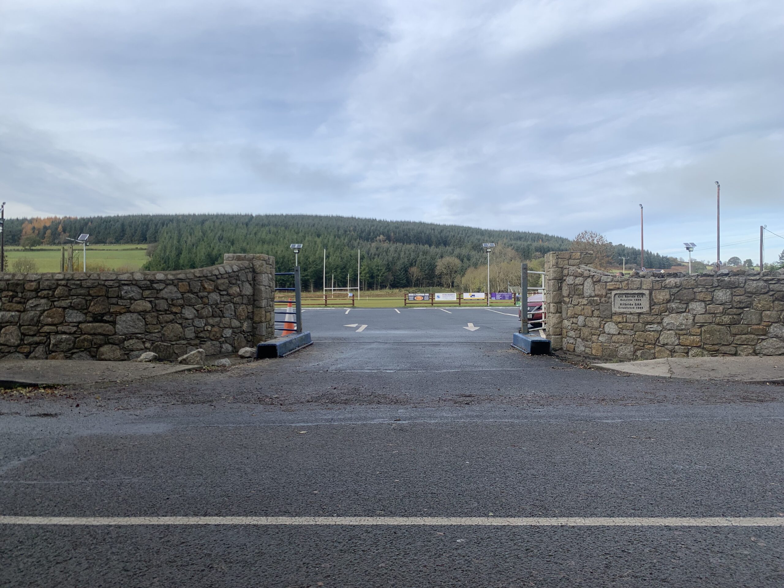 Wicklow Granite Stoned Wall Entrance – Project Start…Photos