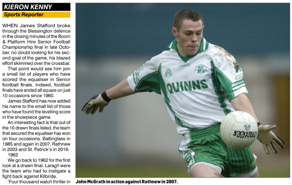 The Replays Heading - Wicklow People 03.01.2023 - 2