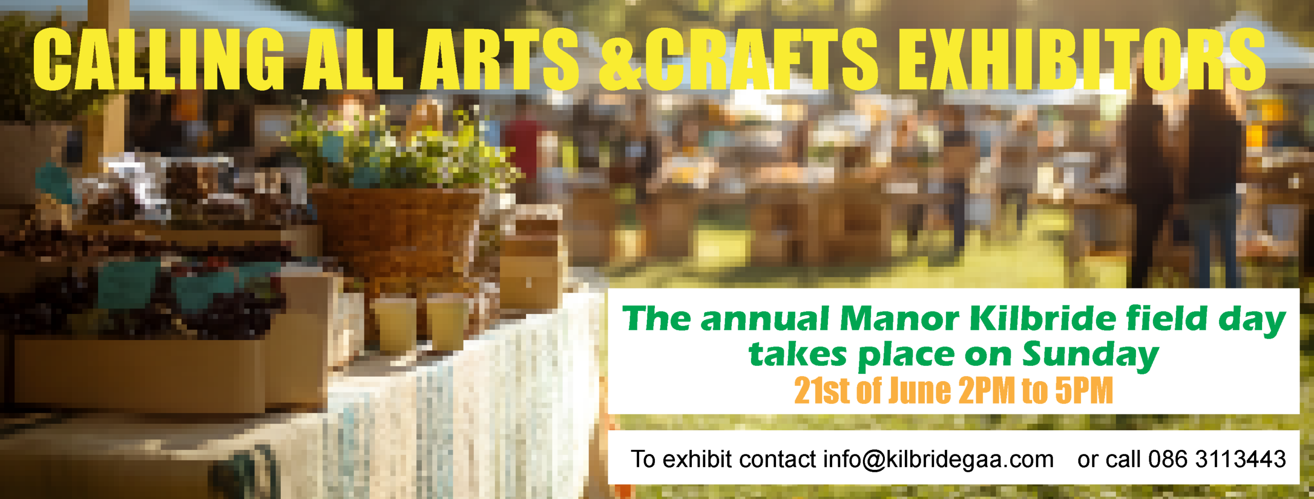 Do we have a Lotto Jackpot Winner??  Arts & Crafts Exhibitors wanted for our Field Day…Raffle Goes Live tonight…Clubhouse developments and clearing starts for Walking Track upgrade…