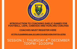 Upcoming Training Course - GAA - Football & Hurling - 2025