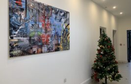 And the festive decorations are up...photos