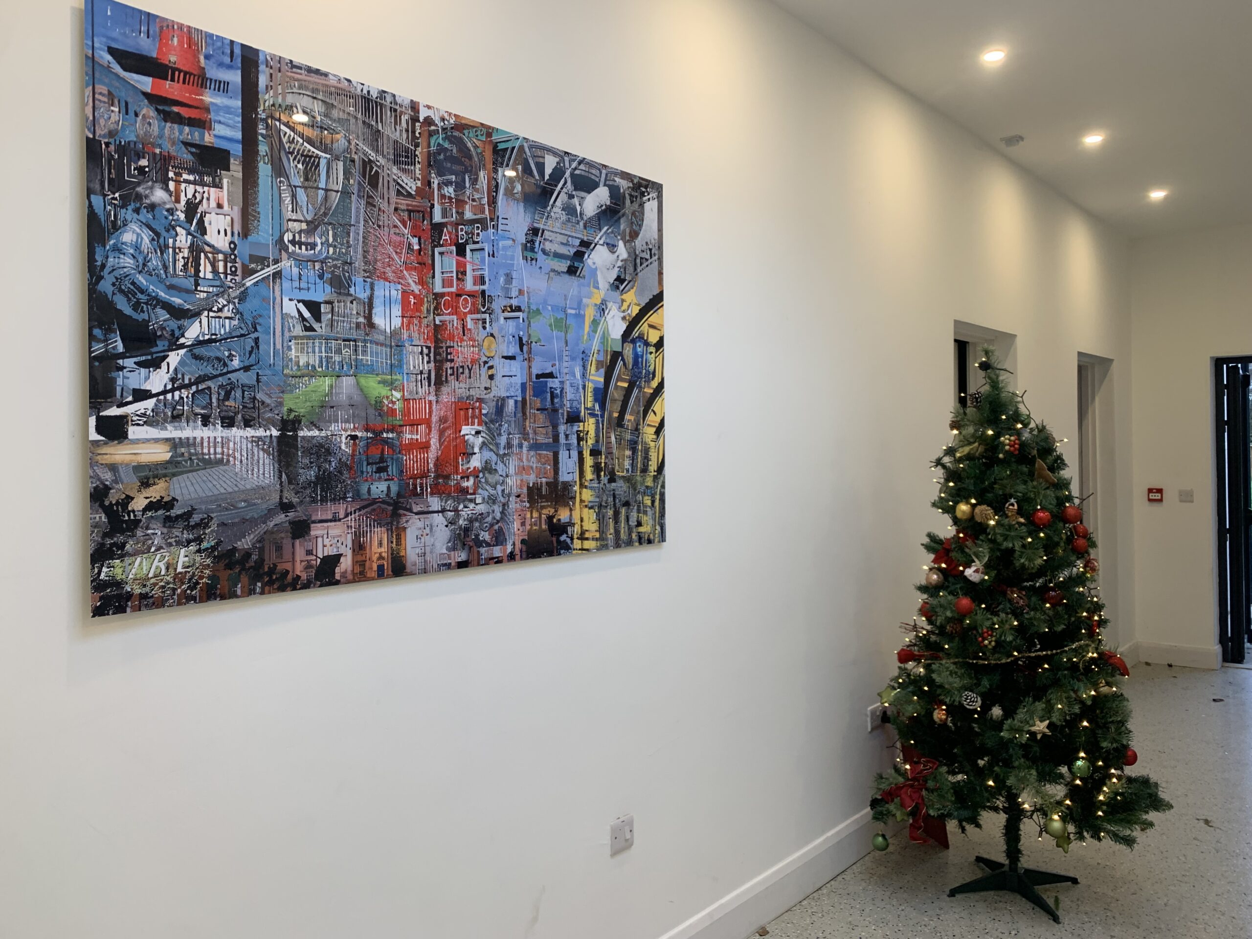 And the festive decorations are up...photos