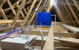 Hand Dryers, Toilet Holders and Frost Watcher Heaters installed in the Clubhouse attic