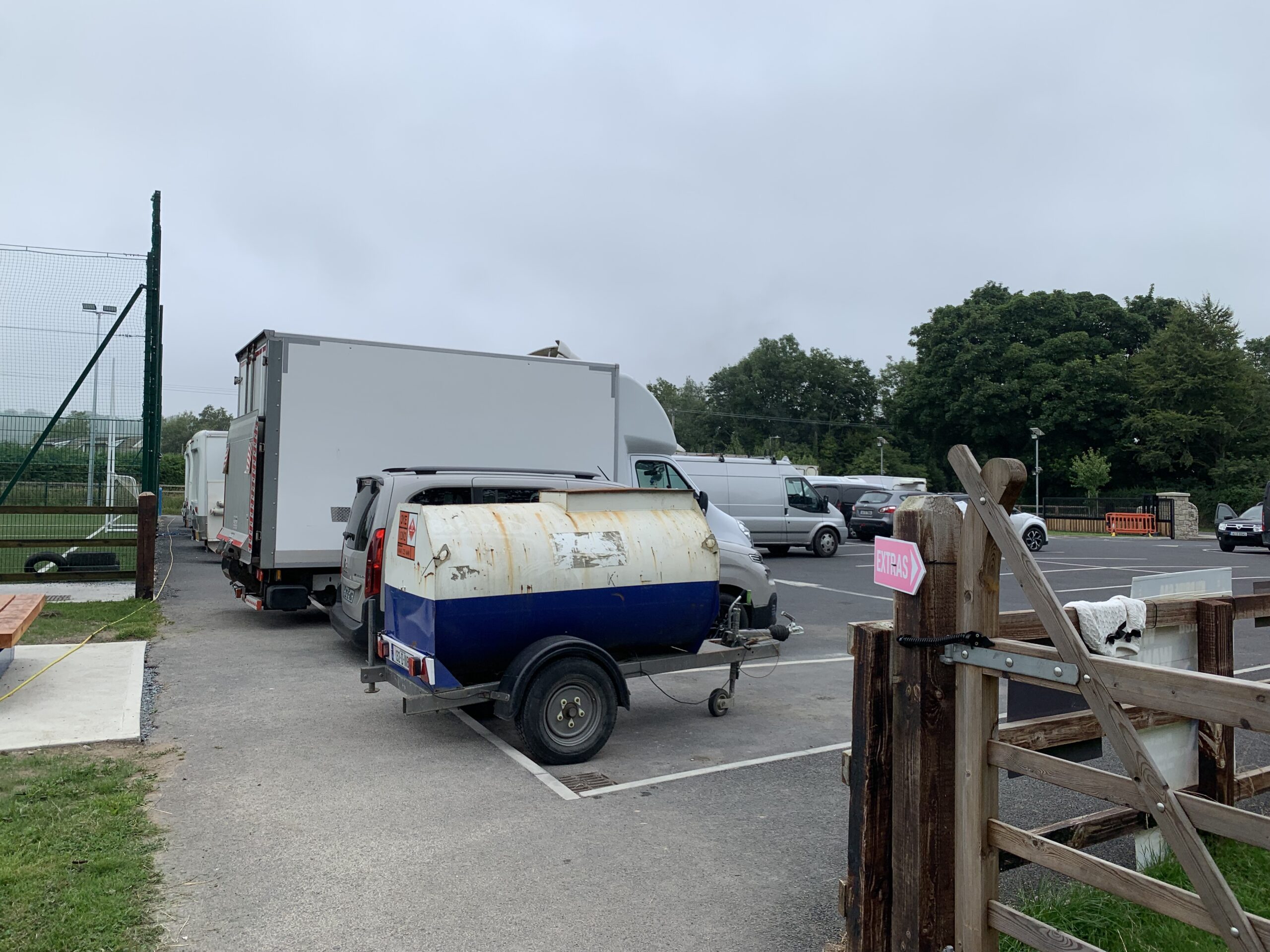 Car Park, Clubhouse for hire to Film Crews shooting in and around Manor Kilbride, West Wicklow, surrounding Kildare and South Dublin..details includes
