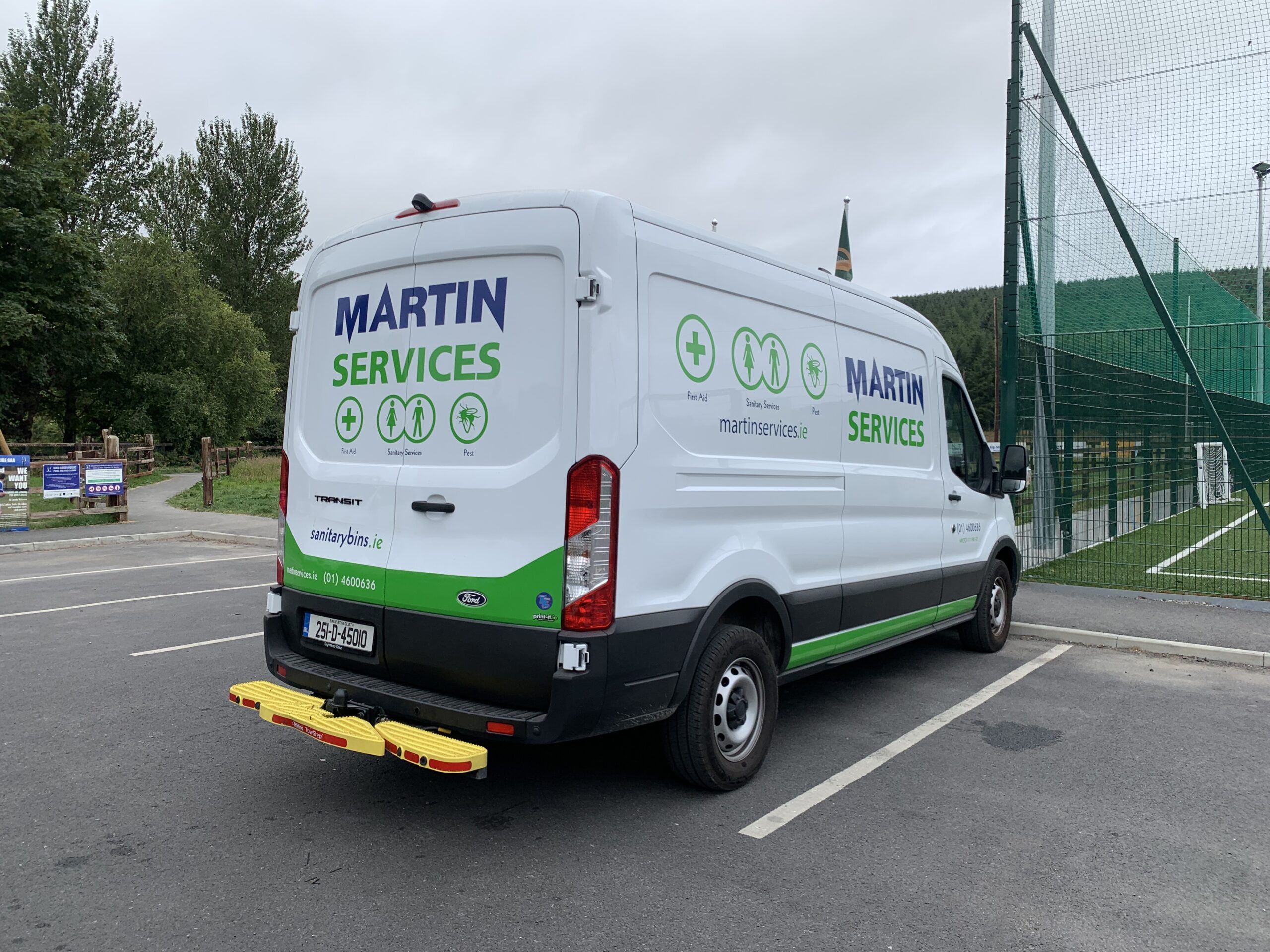 Clubs signs up with the Hygiene Services Division at Martin Services, 7 Sanitary Bins installed…