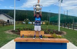 Tailteann Cup arrives in Manor Kilbride at the Cul Camps for 2026 along with Kevin Quinn and Eoin Darcy