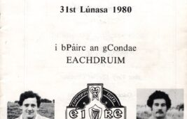 Football match Programme from 1980...its the Senior Football Final...
