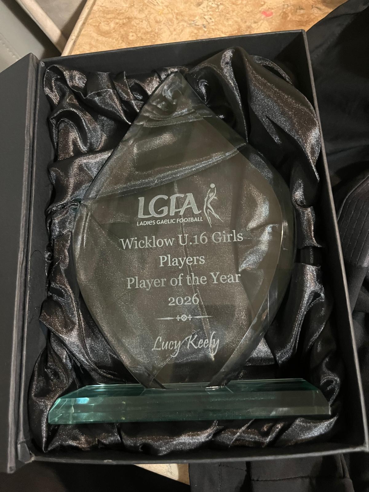 Club News…Ladies exit the Championship…Lucy Keely, county award, upcoming Men’s matches…walking track closed, photos and no dogs!